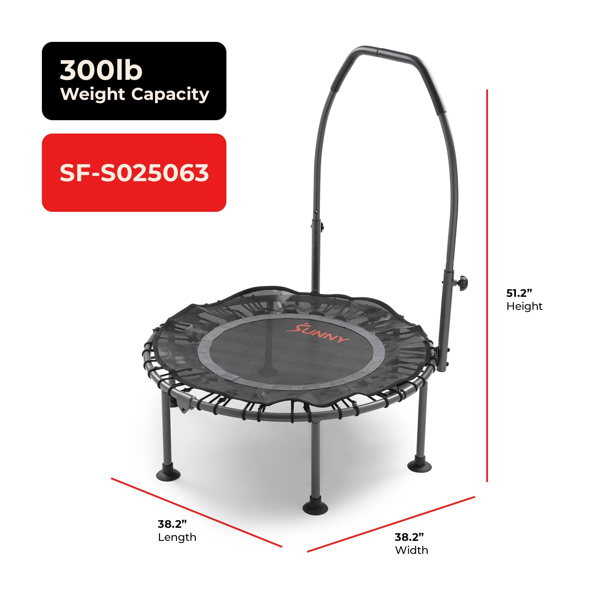 300lb Weight Capacity  
SF-S025063  
SUNNY  
51.2" Height  
38.2" Length  
38.2" Width