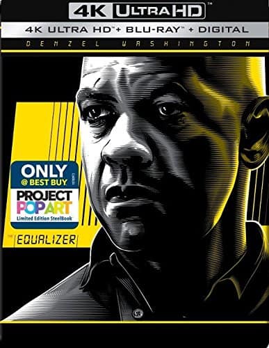 New Steelbook The Equalizer (4K / Blu-ray + Digital) [4K Ultra HD Blu-ray]