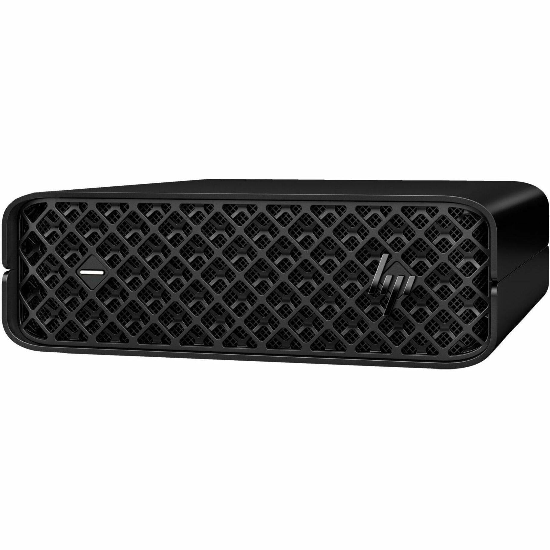 Alt View 16. HP - Z2 Mini G9 Mini PC Workstation - Intel Core i7 - 14700 - NVIDIA T1000 8 GB - 32GB Memory - 1TB SSD - Black.