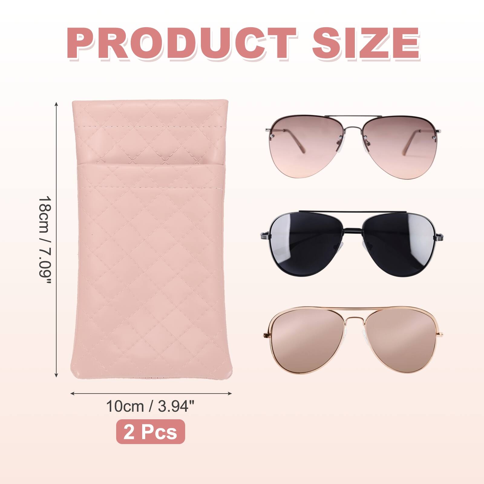 PRODUCT SIZE  
18cm / 7.09"  
10cm / 3.94"  
2 Pcs