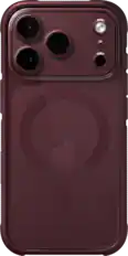 Front. dbrand - Ghost Case with MagSafe for Apple iPhone 18 Pro / iPhone 17 Pro - Burgundy.