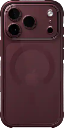 dbrand - Ghost Case with MagSafe for Apple iPhone 18 Pro / iPhone 17 Pro - Burgundy