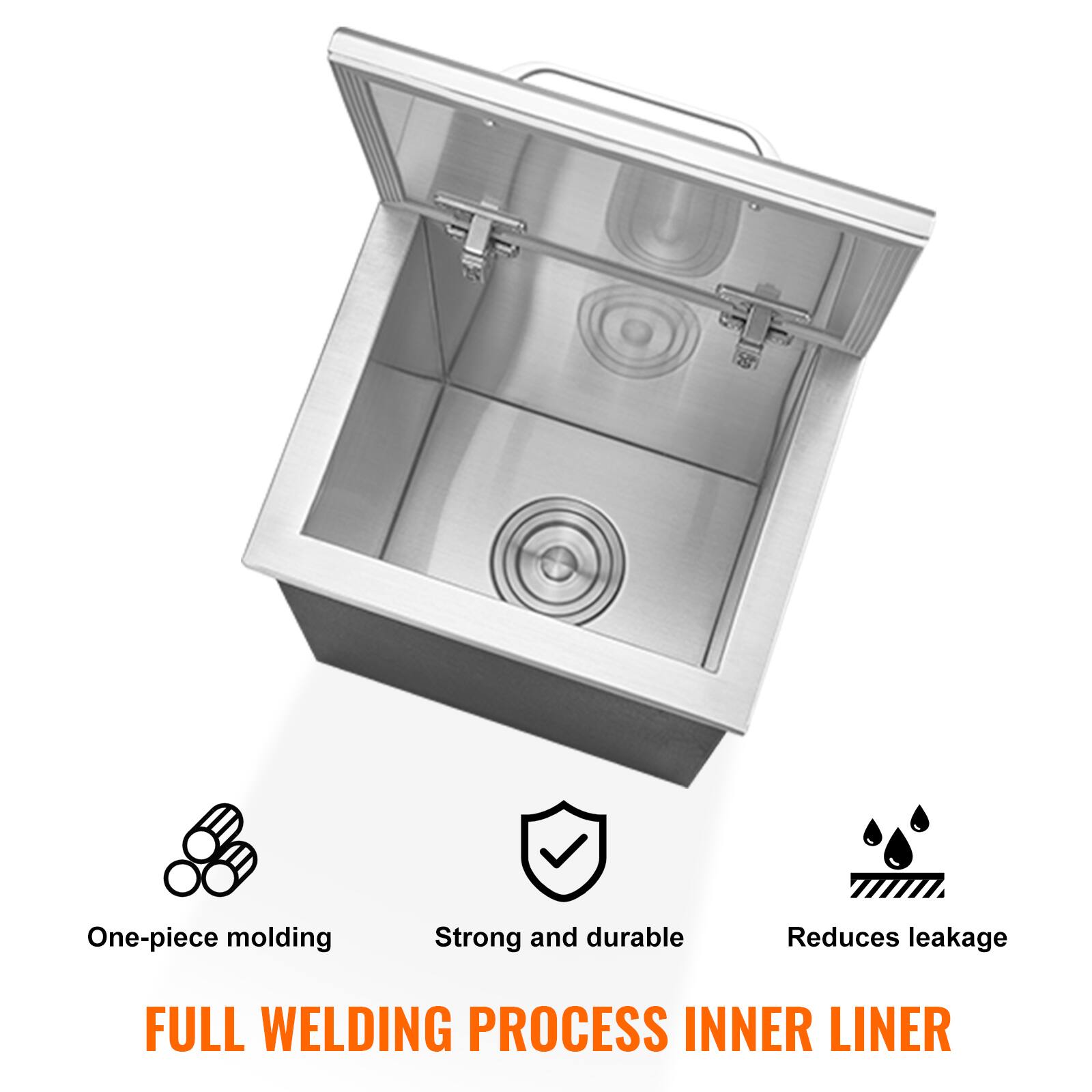 One-piece molding  
Strong and durable  
Reduces leakage  

FULL WELDING PROCESS INNER LINER