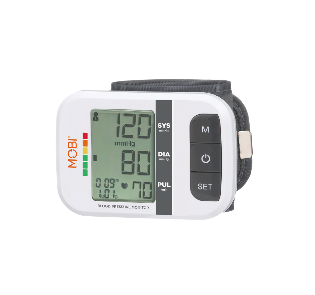 MOBI - Health Automatic Wrist Blood Pressure Monitor - White