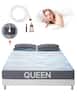 VEVOR - Grounding Sheets, Queen Size, 95% Cotton + 5% Pure Silver Fiber, Earth Grounded Fitted Bed Sheets - Gray