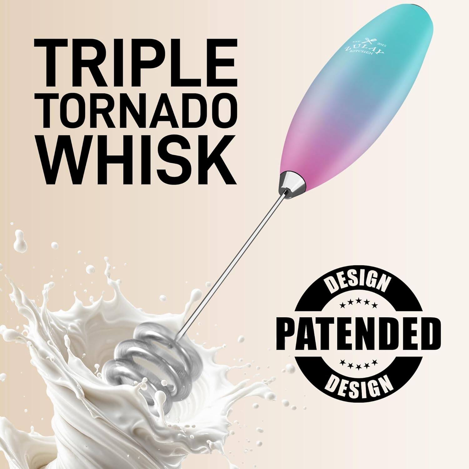 TRIPLE TORNADO WHISK

DESIGN PATENTED DESIGN