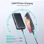 The image features a 30W PD Fast Charging device and an iPhone 14. The text on the image reads: "30W PD Fast Charging 30 min charge for iPhone 14." The device is designed to charge the iPhone 14 quickly and efficiently.