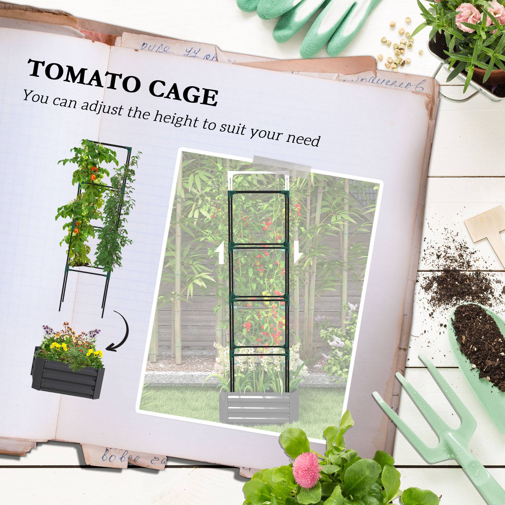 TOMATO CAGE  
You can adjust the height to suit your need