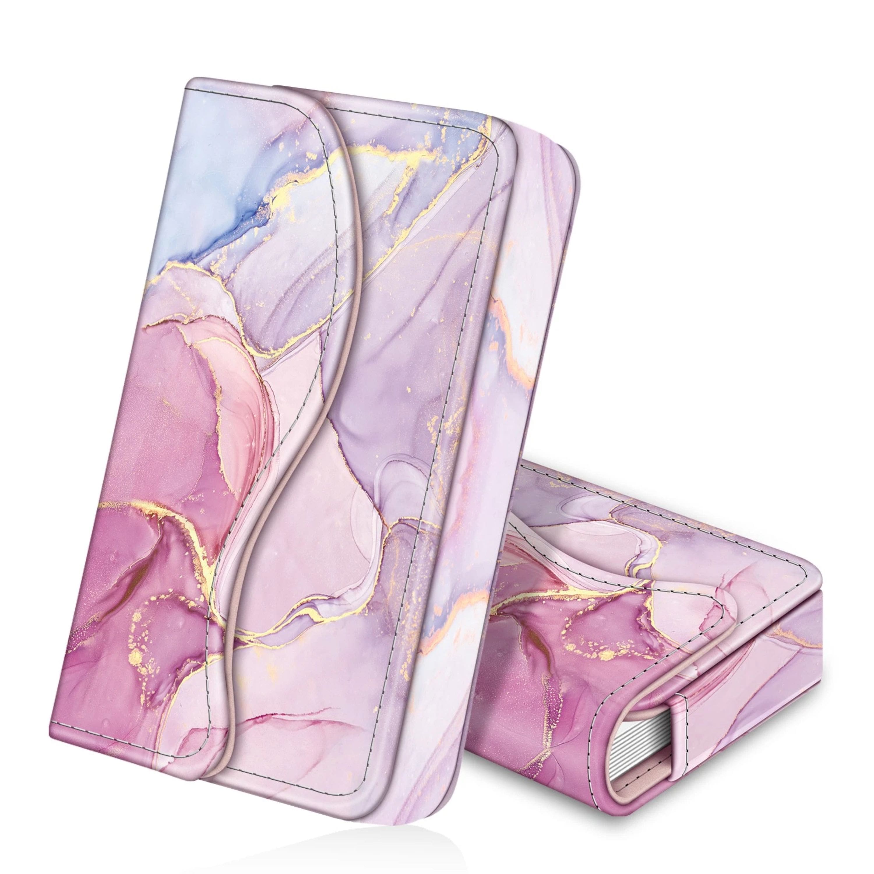 Kitcheniva - Leather ID Credit Card Pocket Holder Wallet Case Organizer - Dreamy Marble