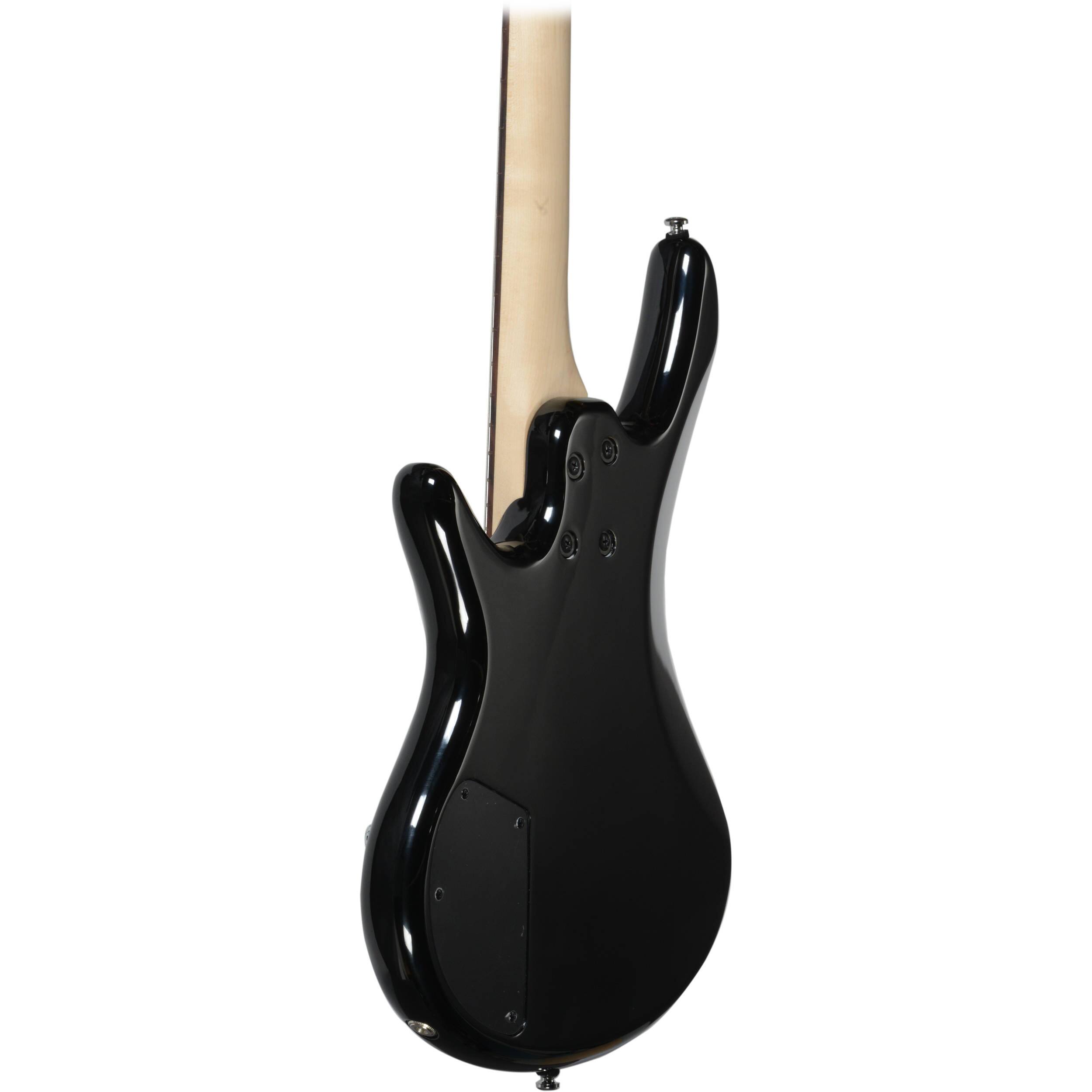 Back. Ibanez - Ibanez GSRM 4-String Bass Guitar, Right Handed, Black - Black.