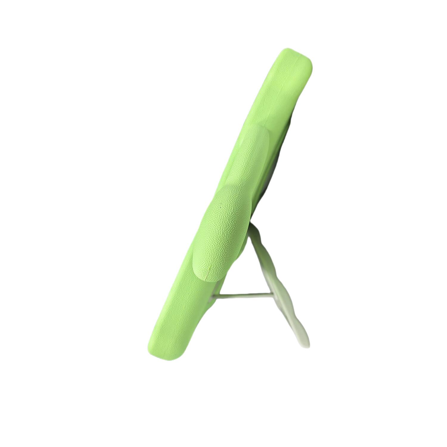 Left. Dteck - Shockproof Cartoon Case for Apple iPad (10th Generation) 10.9" 2022, Soft TPU Protective Cover with Integrated Stand - Green.