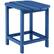Front. Costway - 18" Patio Adirondack Side Table Weather Resistant HDPE Garden - Navy.