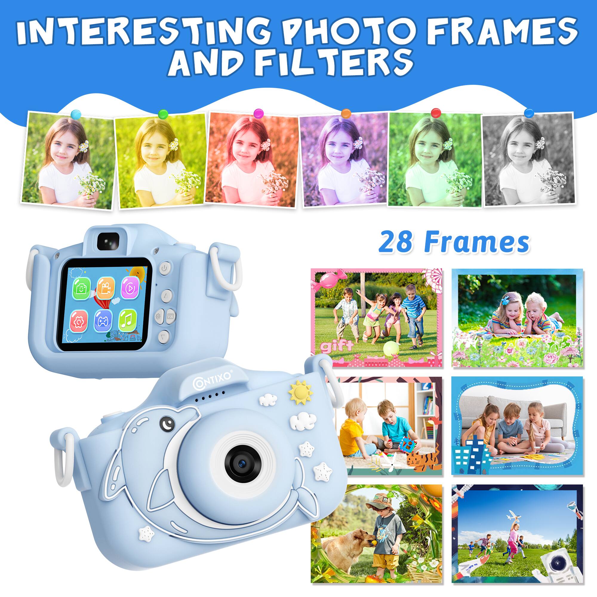 Interesting Photo Frames and Filters: 28 Frames / 1 a 7 CONTIXO gift
