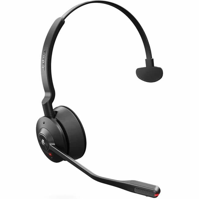 Jabra - Engage 55 SE Headset - Microsoft Teams Certification - Mono - USB Type A - Wired/Wireless - DECT - 490 ft - 40 Hz - Black