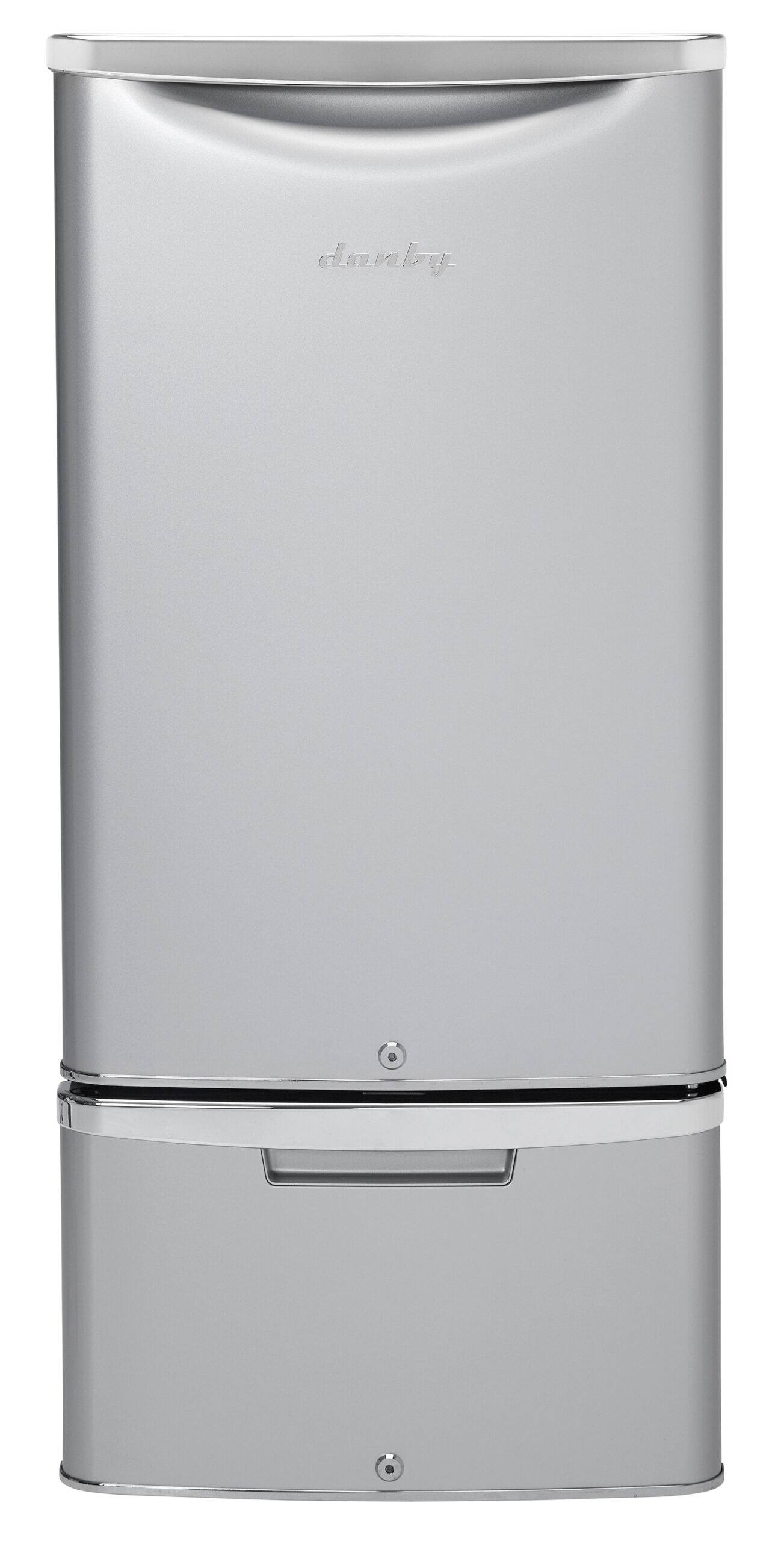 Alt View 2. Danby - ELEV8 Contemporary Classic Storage - Compact Fridge Pedestal - Iridium Silver.