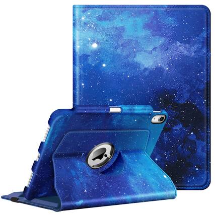 Front. Kitcheniva - Rotating Protective Case For iPad Air 11 Inch M3 2025 2024 And iPad Air 5th 4th Starry Sky - Starry Sky.