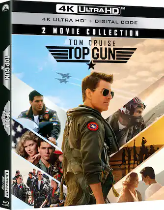 Front. Top Gun: 2-Movie Collection (Top Gun / Top Gun: Maverick) - 4K Blu-Ray.