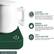 4 HOURS AUTO SHUT OFF
Automatic shut off after continually working 4 hours. Don't worry to forget shut down it. (NOTE: you also can touch the "Power" button to turn it off at anytime.)
REMIND RESIDUAL HOT
The indicator light will keep flash red for several minutes before finally the residual temperature dissipates to prevent accidental scald.
2 IN 1 TOUCH BUTTON
One-button control switch and adjustment temperature. Super easy to use.
Tips: Mug is not included.