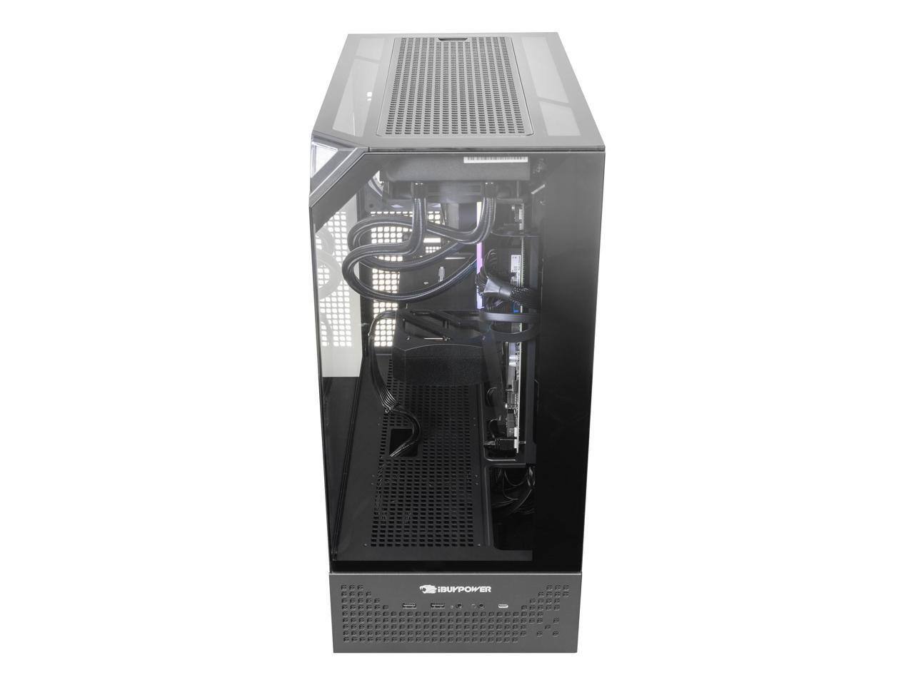 Alt View 6. iBUYPOWER - iBUYPOWER Element Pro Gaming PC - Intel Ultra 9, RTX 5080, 32GB DDR5, 2TB SSD, Win 11 - Black.