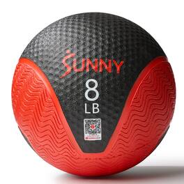 Sunny Health & Fitness - Medicine Ball 8LBS - Grey black