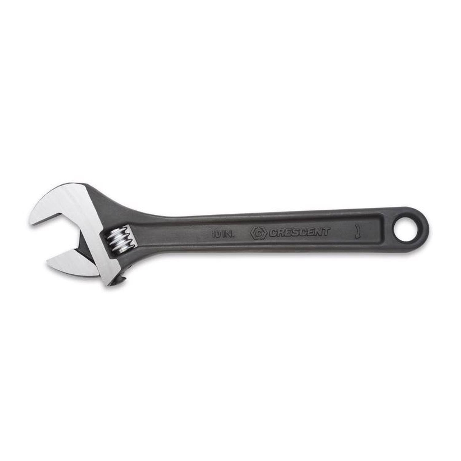 Front. Crescent - Crescent Metric and SAE Adjustable Wrench 10 in. L 1 pc.