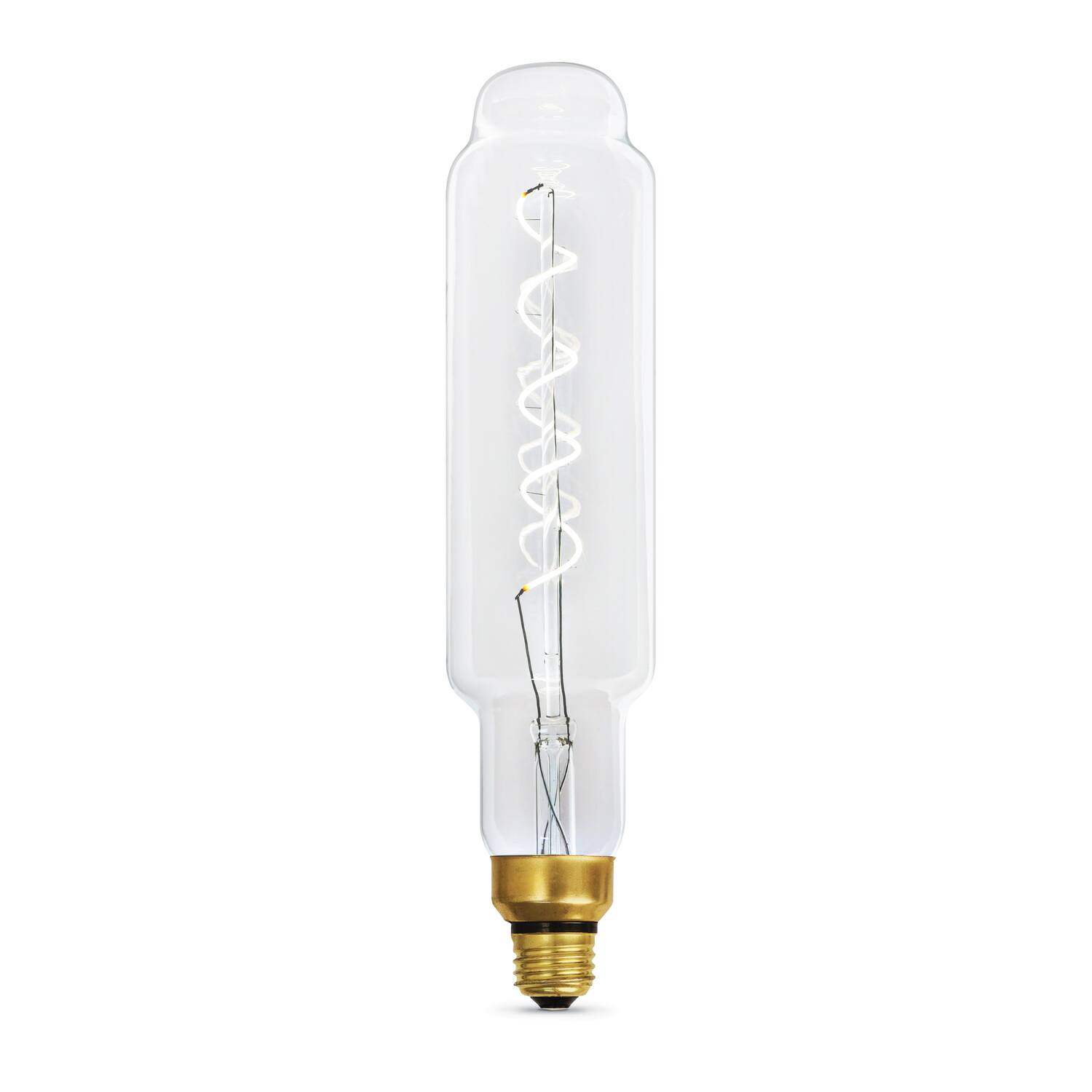 Angle. FEIT ELECTRIC - Feit Bottle E26 (Medium) Filament LED Bulb Soft White 60 Watt Equivalence 1 pk.