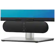 Front. Dazzed Corner - USB Computer Speakers Soundbar for PC/Desktop, Clip-on Monitor, USB-C - Black.