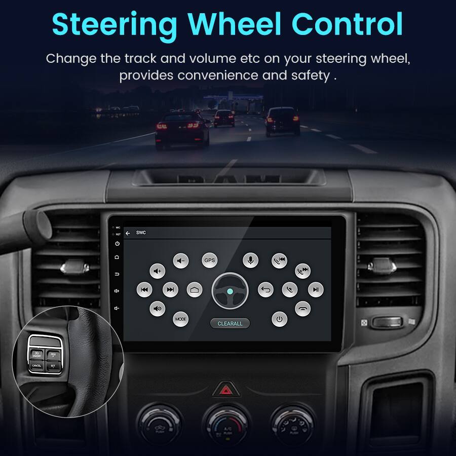 Steering Wheel Control

Change the track and volume etc on your steering wheel, provides convenience and safety.