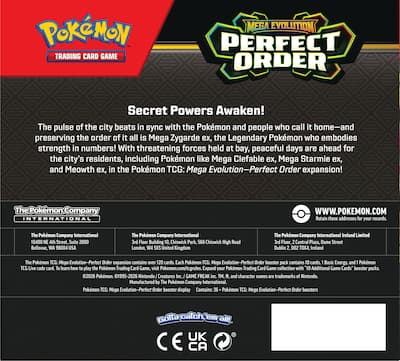 Perfect Order Mega Evolution Pokemon Booster Box Perfect Order Mega Evolution Pokemon Booster Box