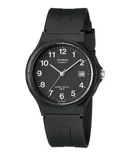 Casio - Men’s Dial Strap Analog Watch - MW-59-1BVDF - Black