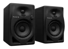 Pioneer DJ - Desktop Monitor System with 2-Way Sound Mode, 4" - Black