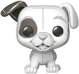 Funko - POP! Disney: 101 Dalmatians: Patch, Sketched - COLLECTIBLES - Multicolor
