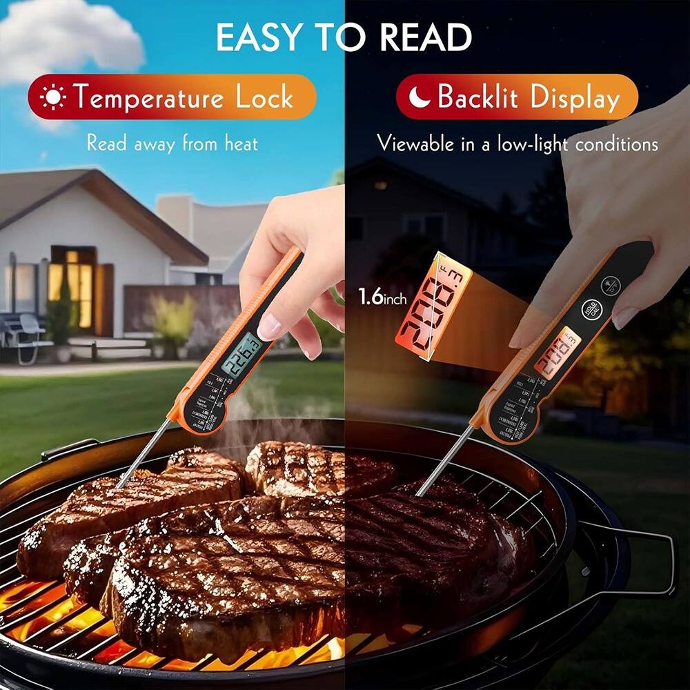 EASY TO READ

- Temperature Lock
  - Read away from heat

- Backlit Display
  - Viewable in a low-light conditions

1.6inch