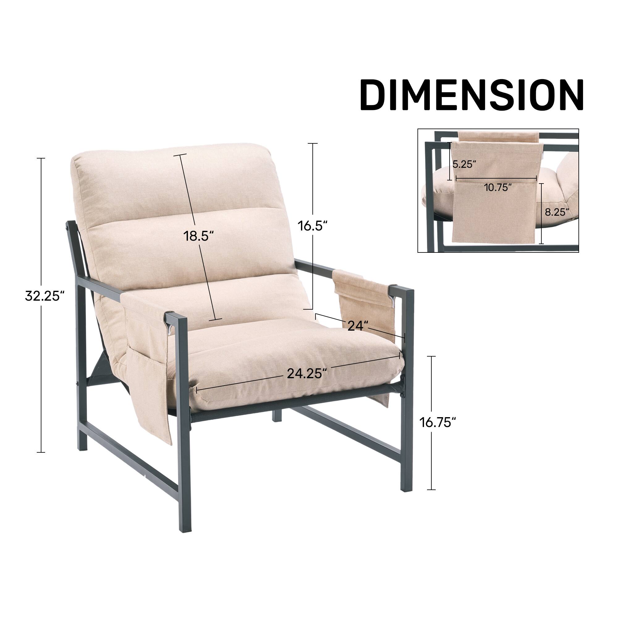 DIMENSION 5.25" 10.75" 18.5" 16.5" 8.25" 32.25" 24" 24.25" 16.75"