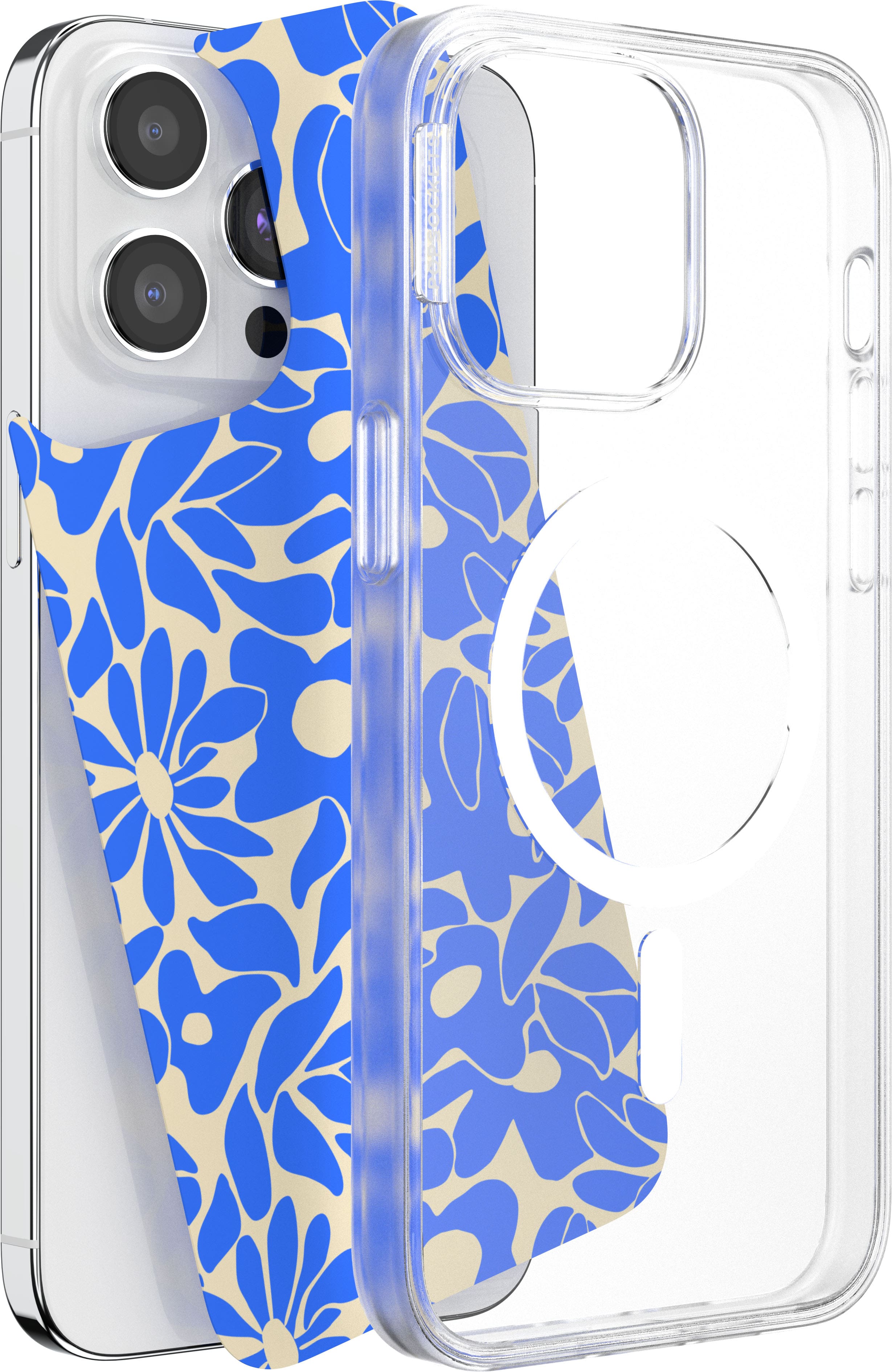 Left. PopSockets - Looks iPhone 15 Pro Max Swappable Graphic Case Inserts (3 per pack) - compatible w/ PopSockets PopCase only - Multi Collection.