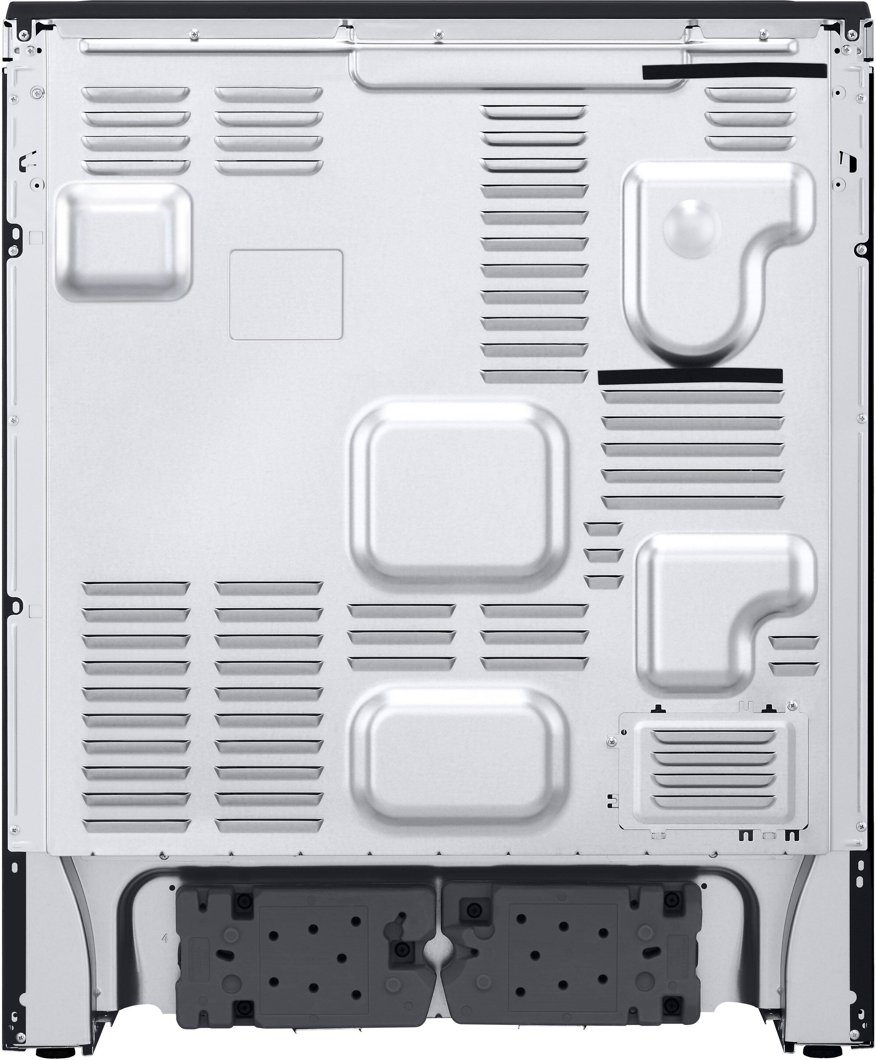 Alt View 21. LG - 6.3 Cu. Ft. Slide-In Electric True Convection Range with InstaView and 2 UltraHeat Elements - PrintProof Stainless Steel.