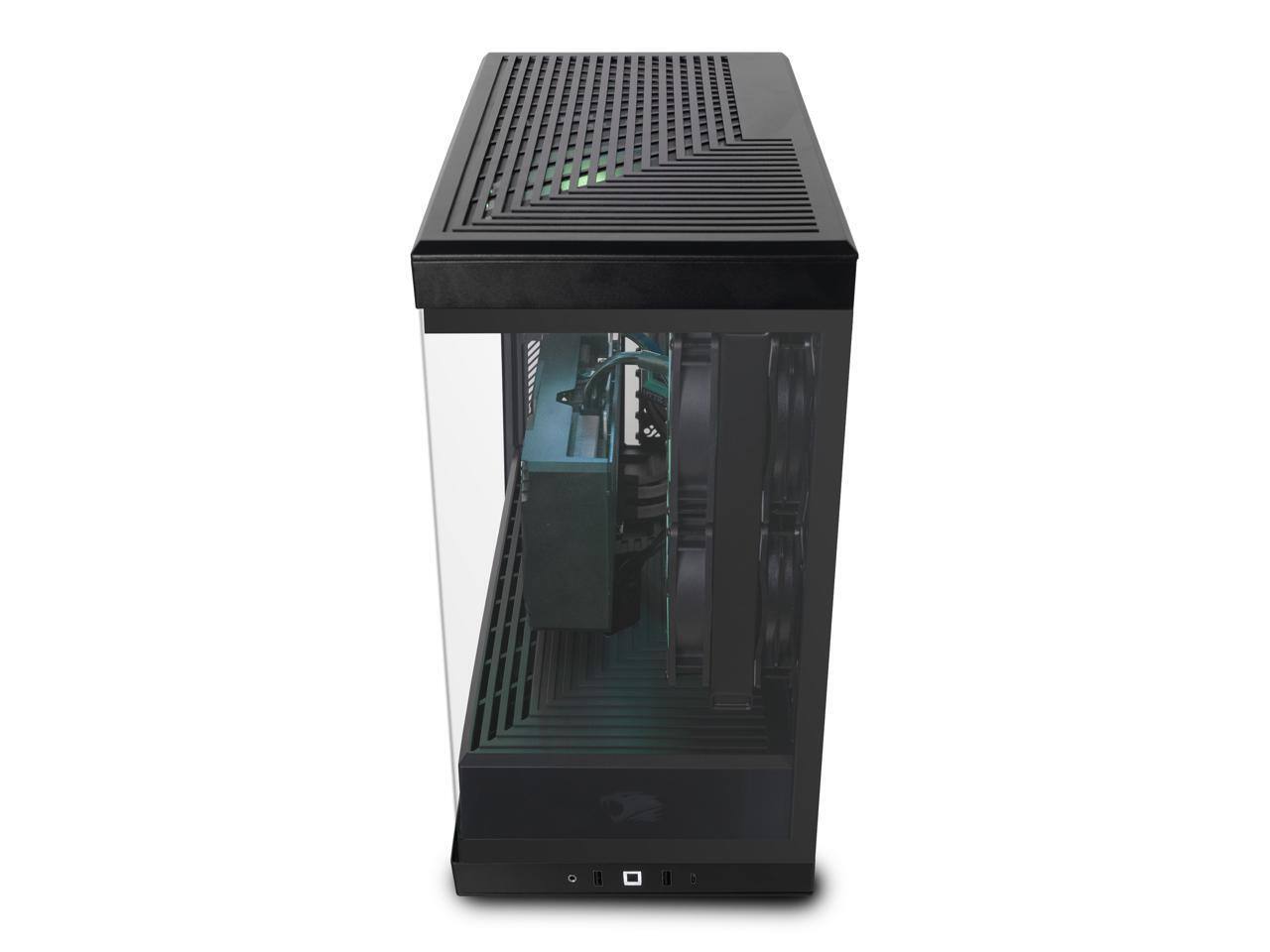 Alt View 4. iBUYPOWER - iBUYPOWER Gaming Desktop PC Y40BI7N5701 Intel Core Ultra 7 265F 32GB DDR5 1TB NVMe SSD GeForce RTX 5070 Windows 11 Home - Black.
