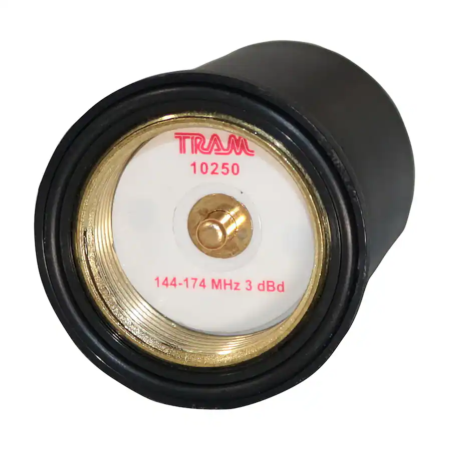 Tram Connector Tram Tunable 144MHz–174MHz VHF 3dBd Gain Trunk or Hole Mount Antenna ...