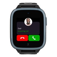 Xplora - Kids' XGO3 (GPS + Cellular) Smart Watch 42mm Calls, Messages, SOS, GPS Tracker, Camera, Step Counter, SIM Card - Black - Front_Zoom
