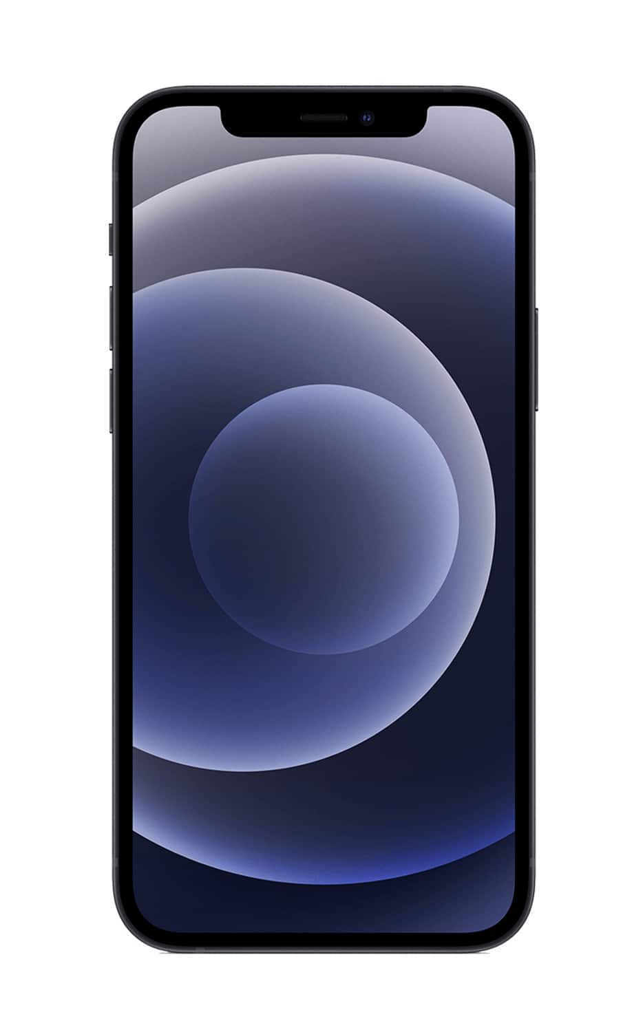 Angle. Apple - Pre-Owned Fair iPhone 12 5G 64GB (Unlocked) - Black.