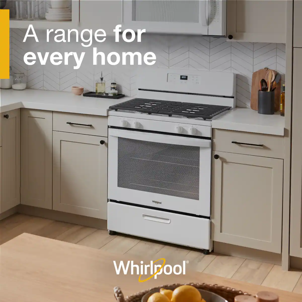 A range for every home  
Whirlpool