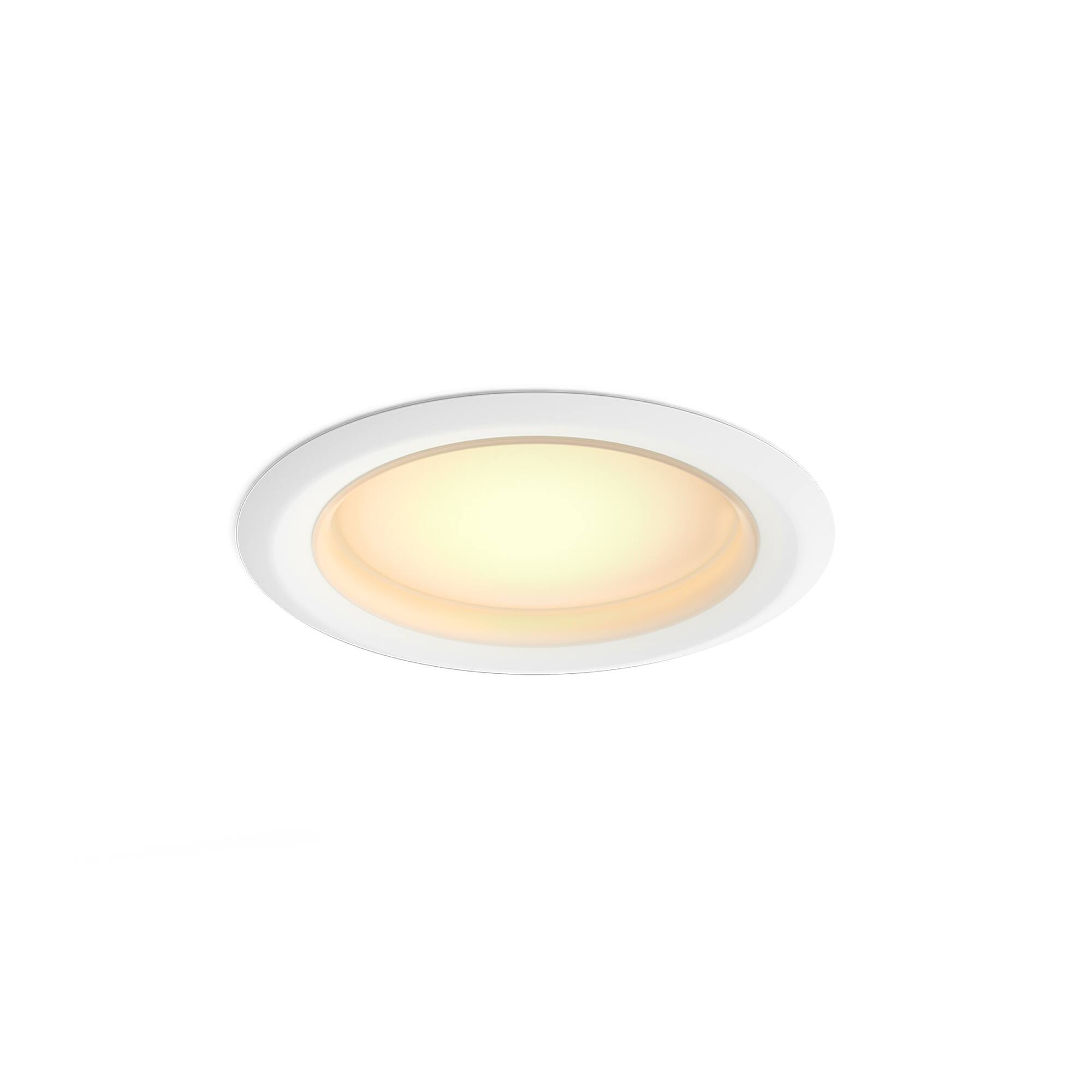 Alt View 11. Philips - Hue Bluetooth 5/6" High Lumen Recessed Downlight (4-pack) - White Ambiance.
