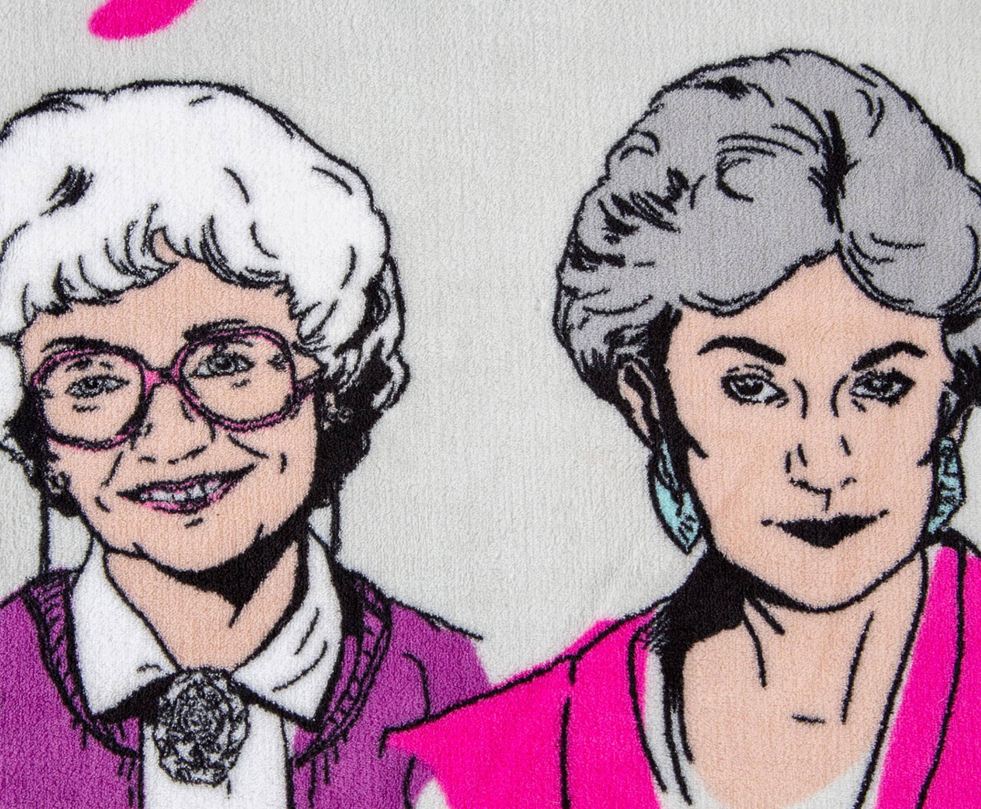 Alt View 1. Silver Buffalo - The Golden Girls "Live Like" Micro Plush Throw Blanket | 45 x 60 Inches - Purple.