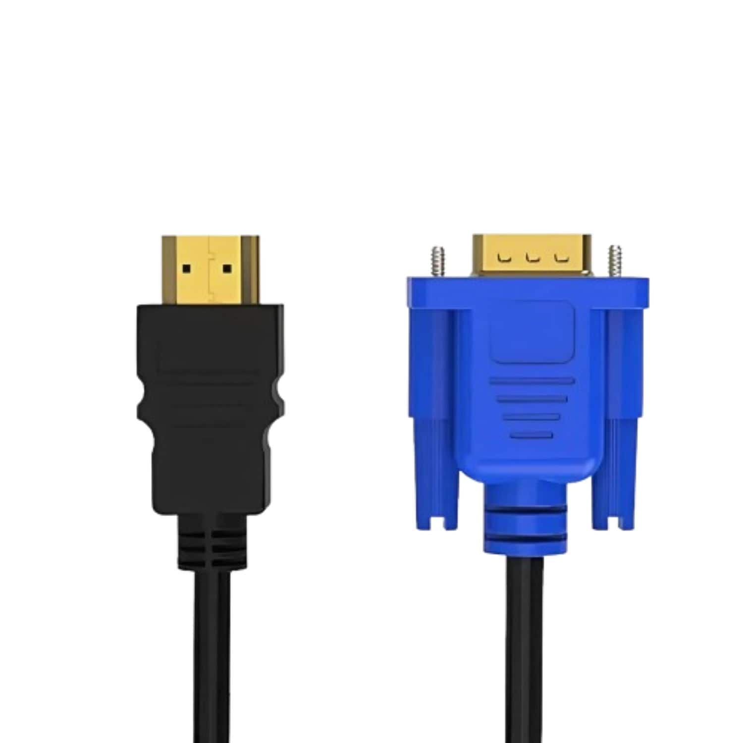 Home Collection - HDMI to VGA Cable 6FT – 1080P Male to Male Converter Adapter