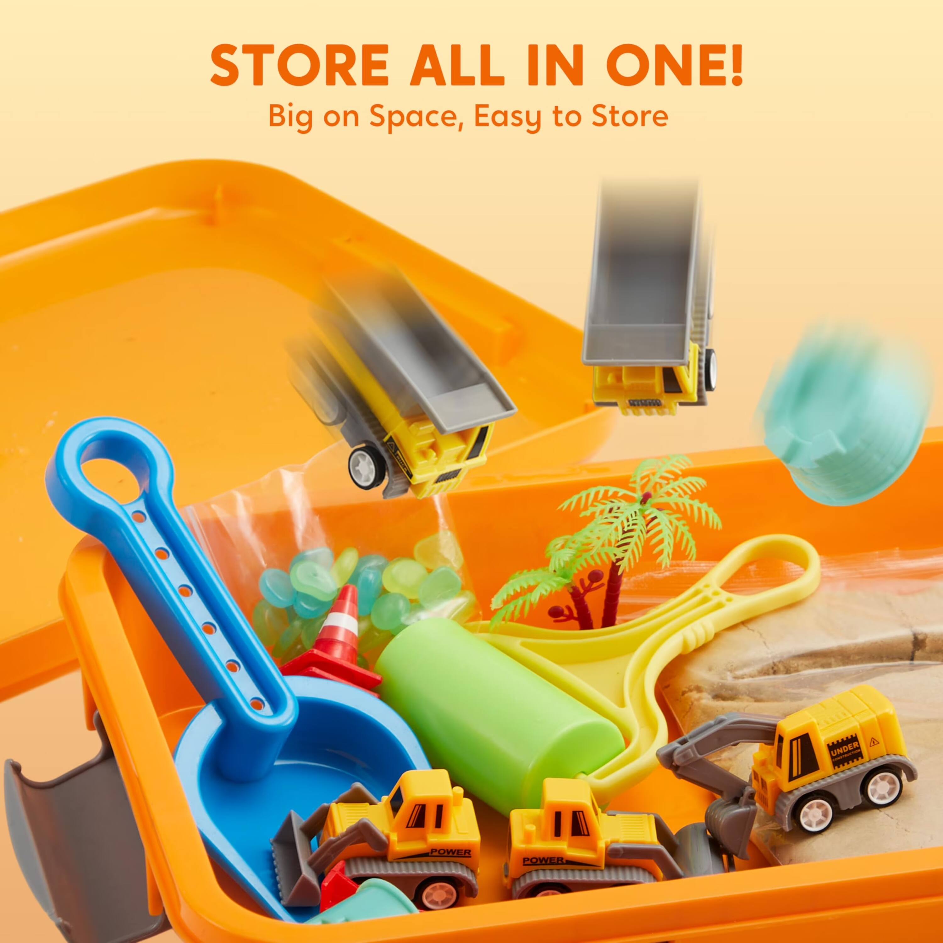 STORE ALL IN ONE!  
Big on Space, Easy to Store