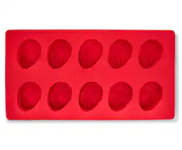 Silver Buffalo - Friday the 13th Jason Voorhees Mask Silicone Mold Ice Cube Tray - Red