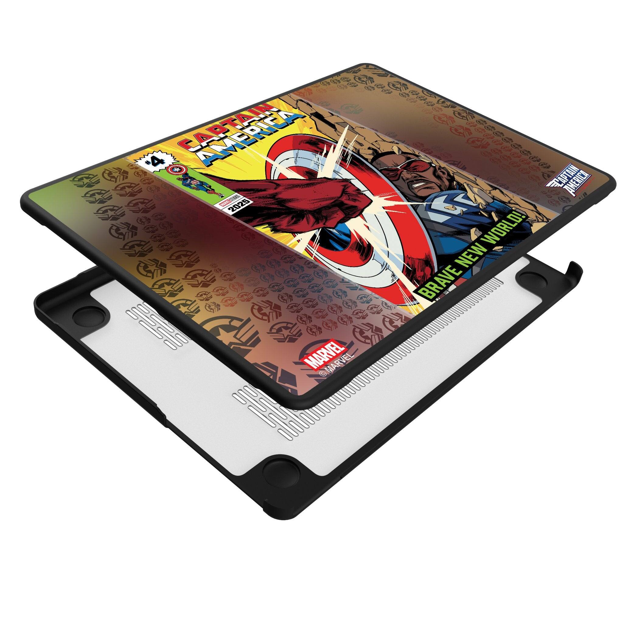 Captain America  
Marvel  
Brave New World!  
2020  
SCG  
ES3E  
APTAM  
MARVEL