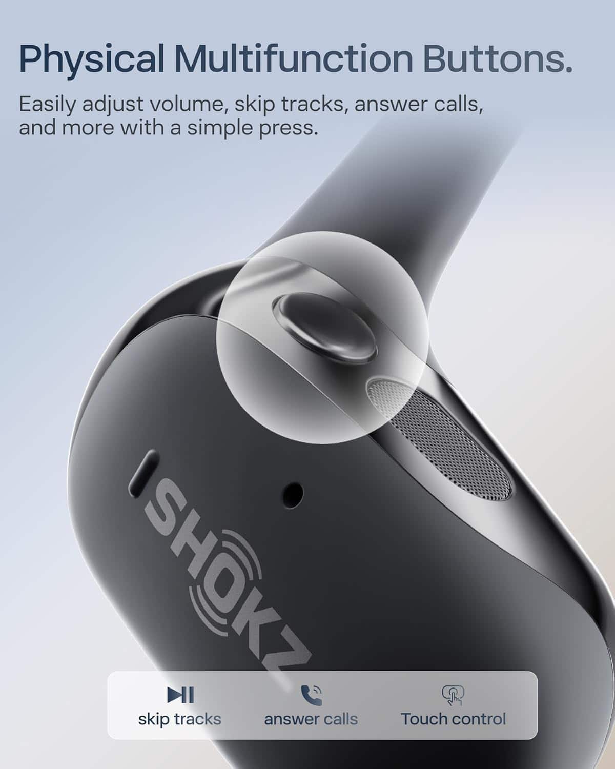 Shokz New OpenFit 2+ Open Ear Headphones Black SHOKZ T921 - Best Buy