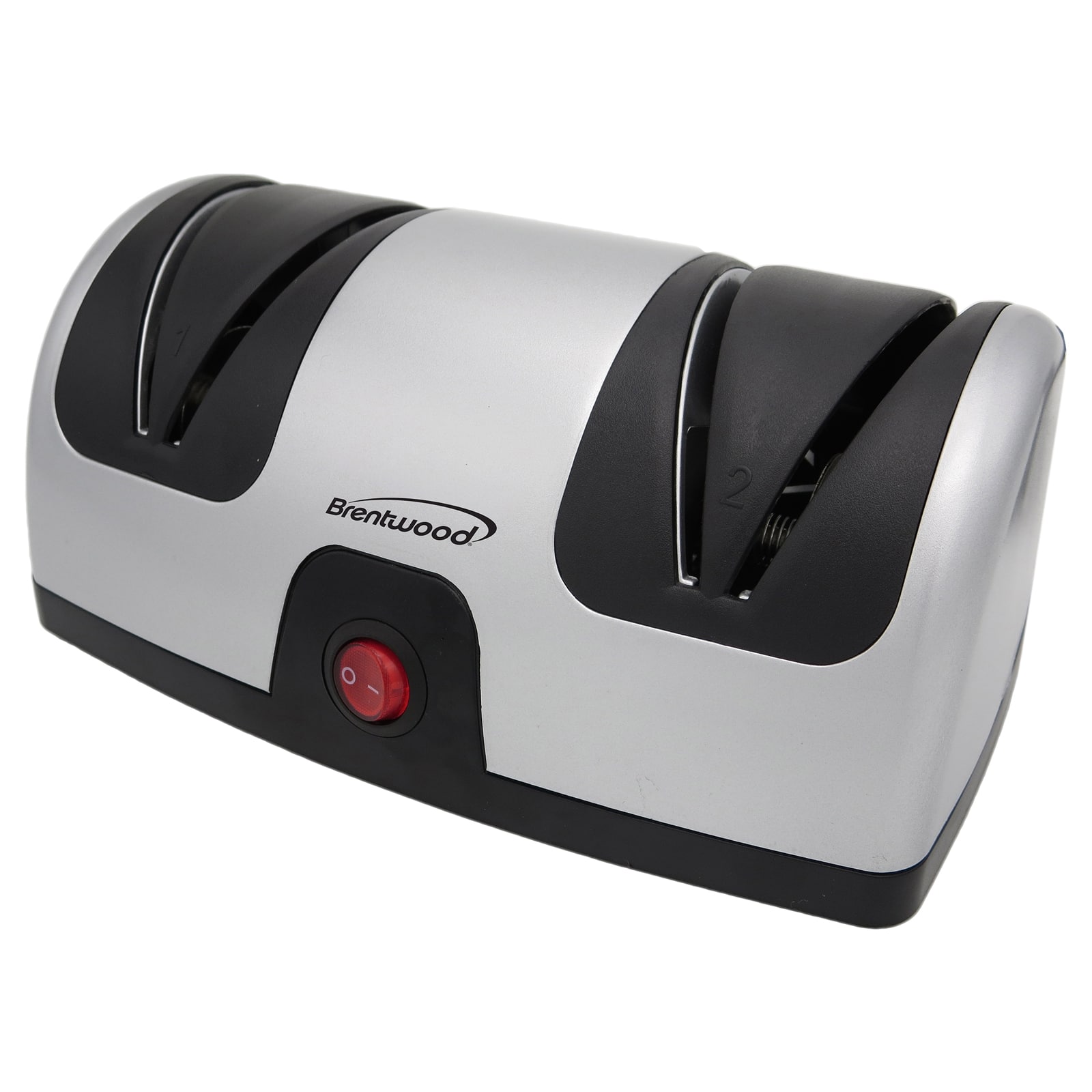 Front. Brentwood - Brentwood Electric Knife Sharpener - Silver.