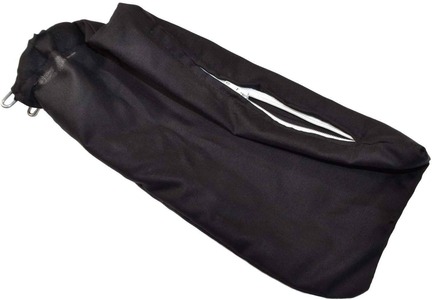 Left. HQRP - HQRP Dust Collection Bag with Wire Frame 322955M for Hitachi Metabo 10" 12" Miter Saw C10F C12 C8F series 2.5" dust port.